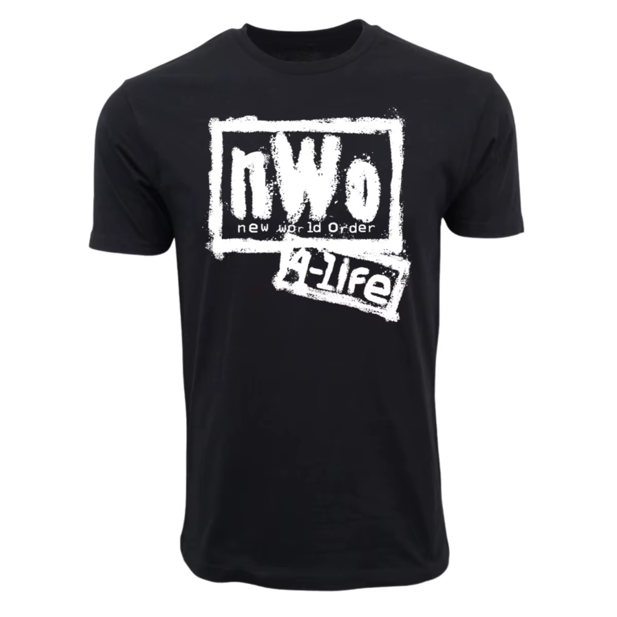 T-shirt avec logo couleur NWO New World Order, en coton graphique, de luxe haut de gamme, style unis