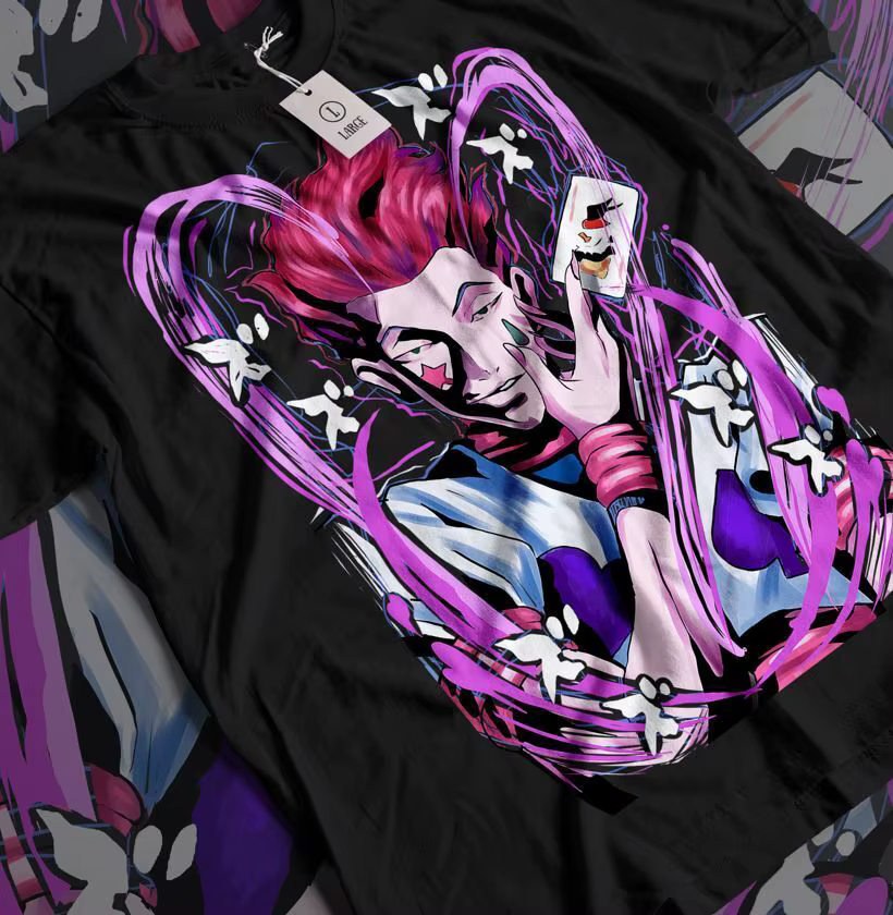 Hisoka T-Shirt Hunter X Hunter Manga Strip HXH Anime cadeau chemise unisexe toutes tailles