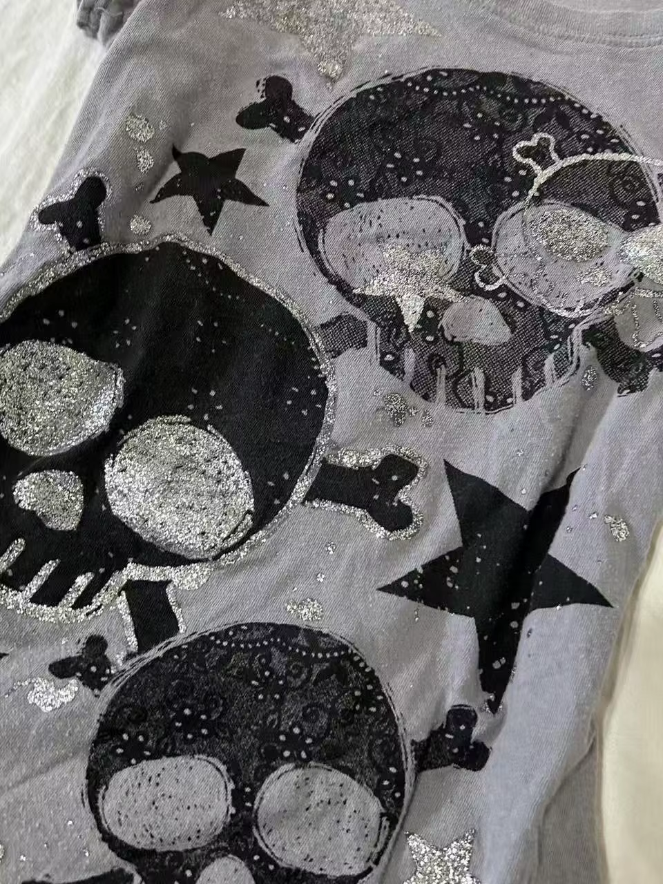 T-shirts pour femmes japonais Y2k, vêtements tendance des années 2000, hauts, imprimé graphique étoi