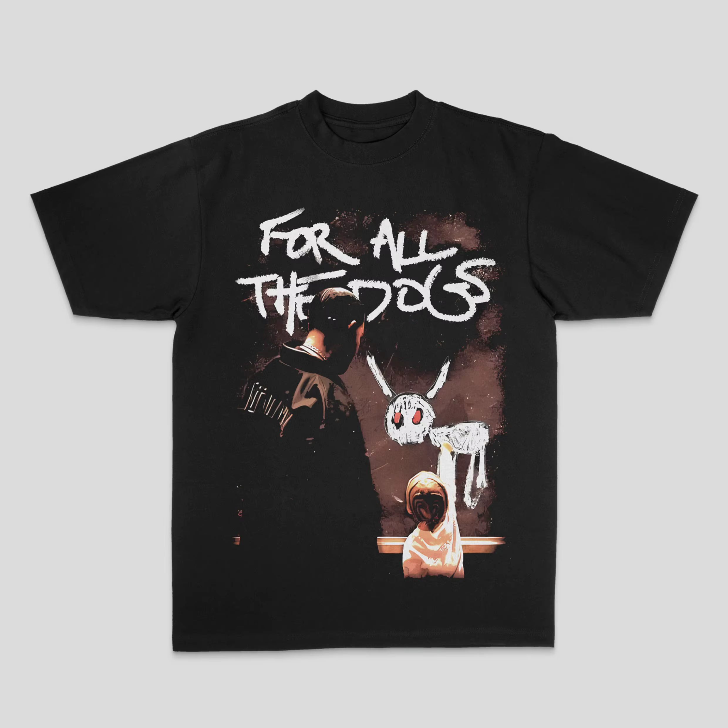 Drake européen et américain mâle canard Rock, haut hip-hop et Rap, T-shirt décontracté sportif de ru