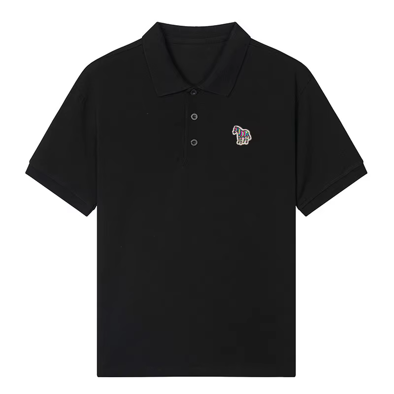 Offres spéciales nouveaux hommes femmes qualité Polo petit dessin animé broderie T-shirt coton confo