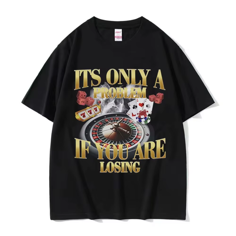 Les gagnants ne arrêtent jamais drôle jeu Meme T-shirt hommes Vintage haute qualité mode femmes T-sh