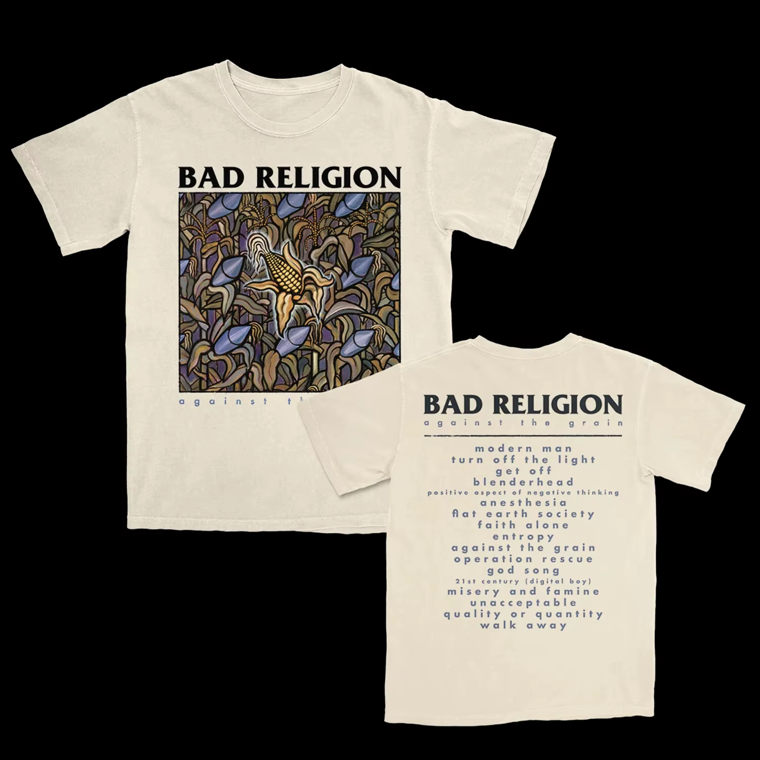 T-shirt vintage Bad Religion, décontracté pour l'été, streetwear homme, coton, punk rock, t-shirt am