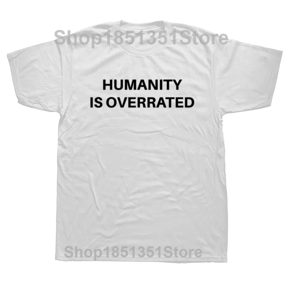 T-shirt imprimé animal pour hommes, Humanity Is Overrated, Anime Clothes, New in Y and Tees, Heavywe