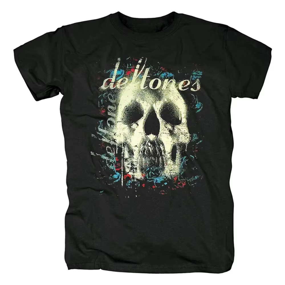 2025 Deftones chanteur groupe t-shirt hommes femmes Hip Hop Rock t-shirt mode à manches courtes t-sh