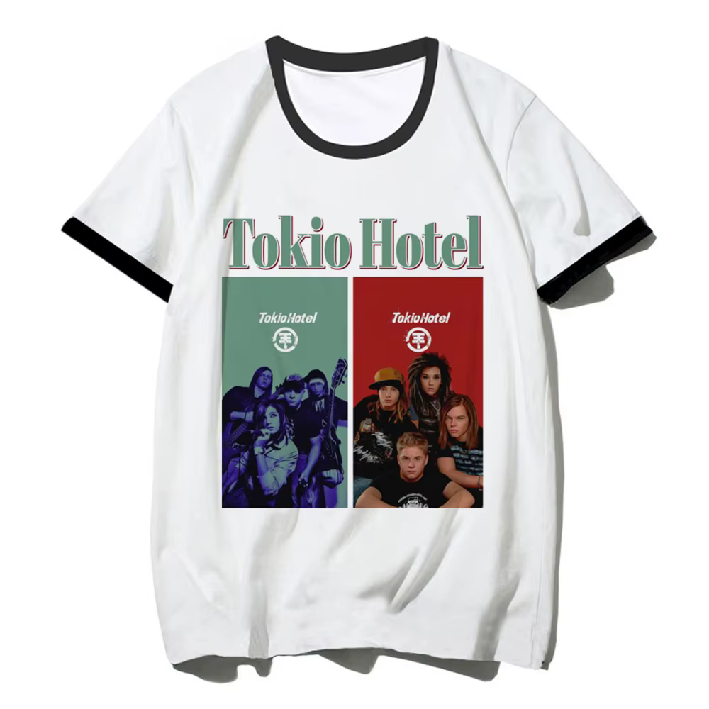 Tokio Hotel Tee femmes manga drôle designer t-shirt fille anime vêtements