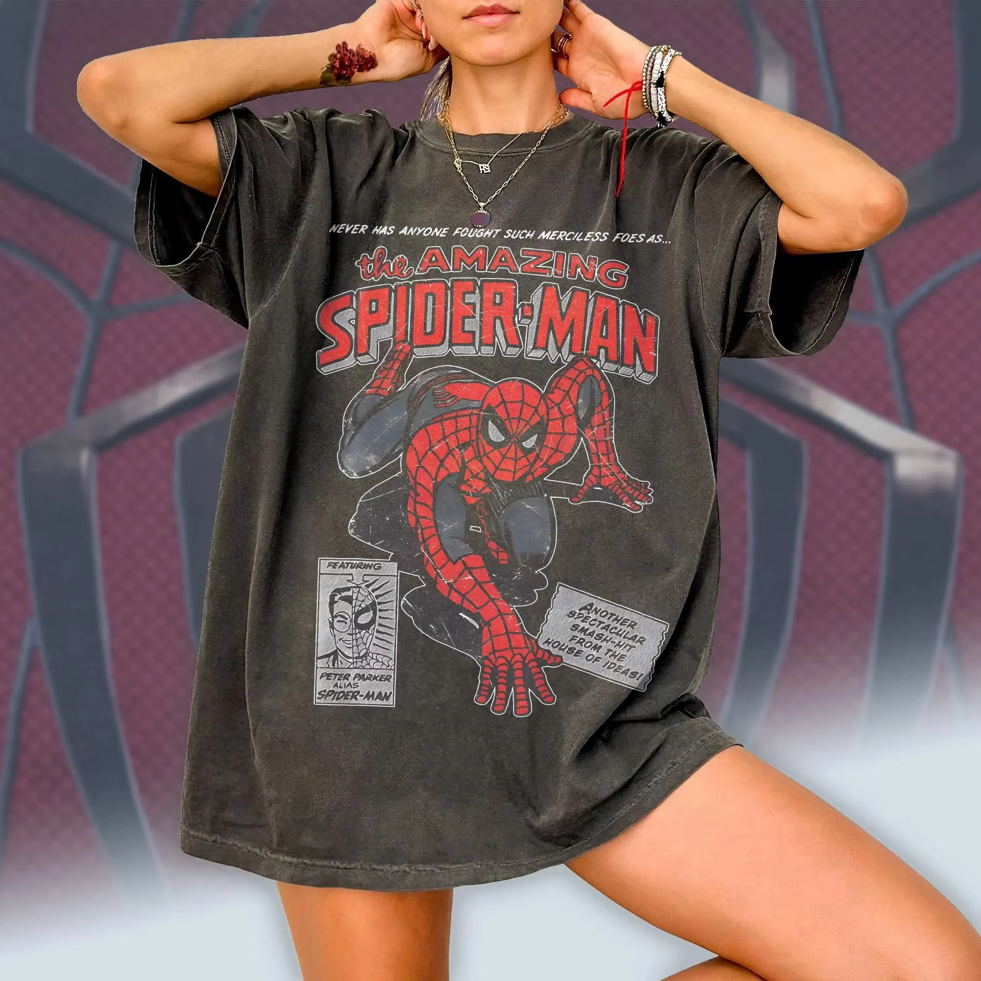 T-shirt Amazing Spider-Man, T-shirt Marvel's Avengers pour hommes et femmes, le dernier t-shirt du f