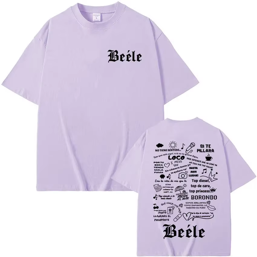 T-shirt graphique pop BEELE Album Merch pour hommes et femmes, style esthétique gothique, hauts d'ét