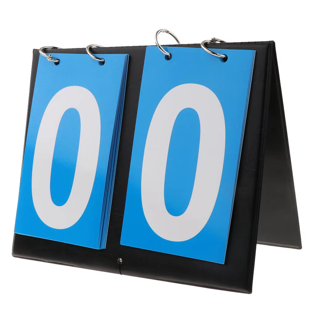 Tableau d'affichage de table portable à 2 chiffres pour articles de sport, tableau d'affichage de ba