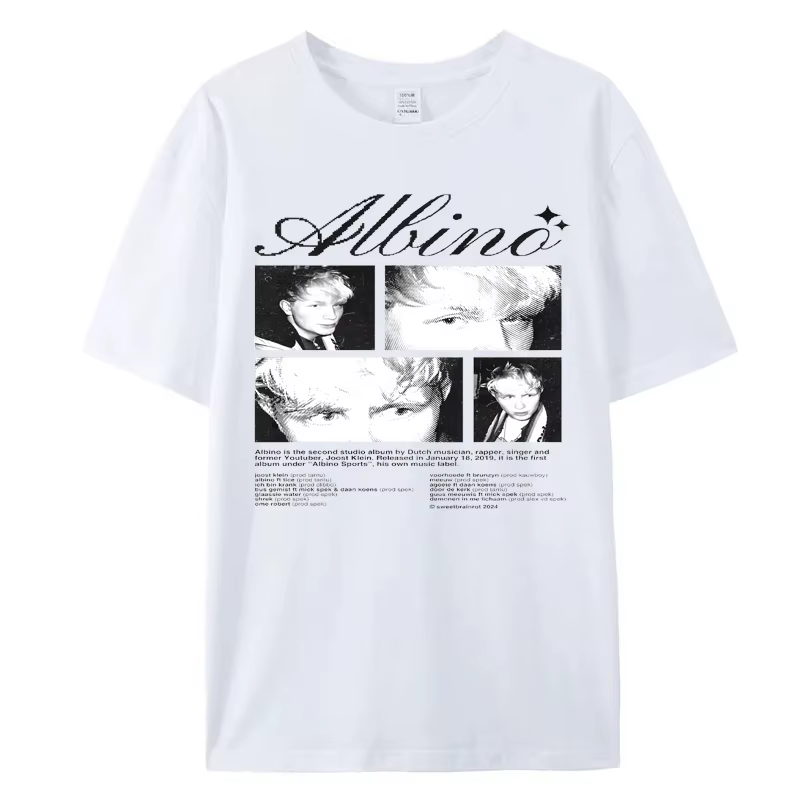 Joost Klein pur coton t-shirt été concepteur Streetwear hommes T-shirts Streetwear drôle graphique u