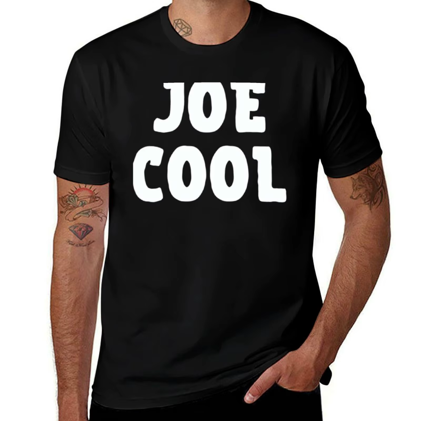 Joe Cool T-Shirt Style urbain Décontracté à manches courtes