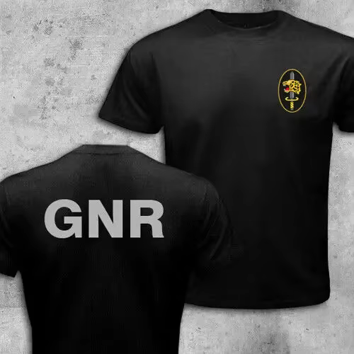 Portugal GNR Garde nationale Gendarmerie GIOE Unité des forces spéciales T-Shirt à manches courtes d