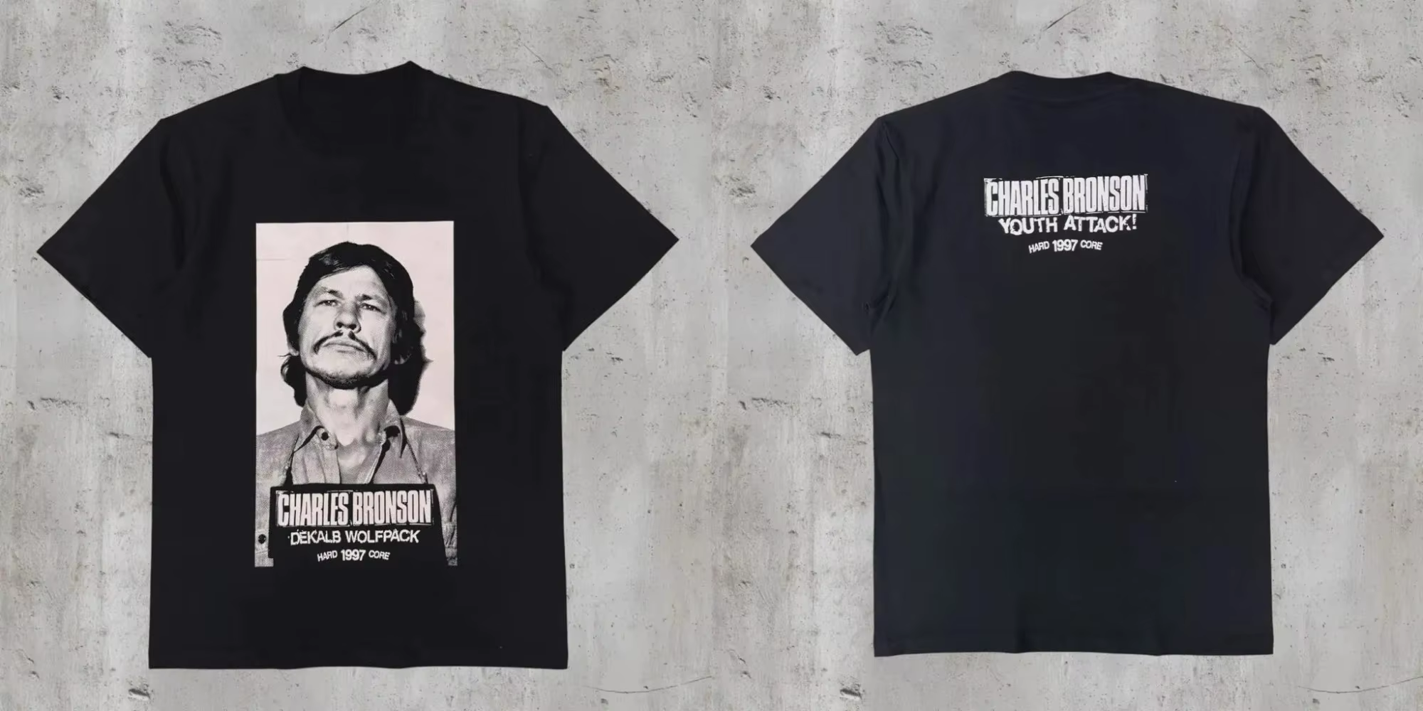 Chemise Youth Attack de Charles Bronson, chemise de groupe de punk hardcore, chemises streetwear d'é