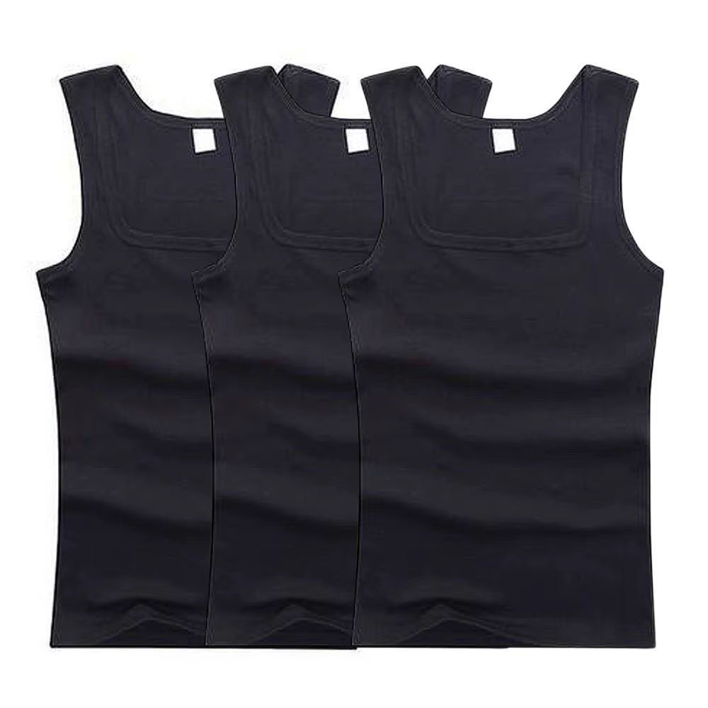 Débardeurs pour hommes chauds gilet de Fitness basique élastique sans manches T-shirt coton musculat