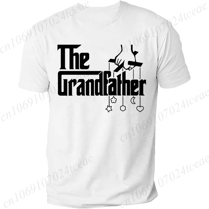 Le grand-père T-Shirt T-Shirt mode chemises graphiques décontracté à manches courtes noir homme T-sh