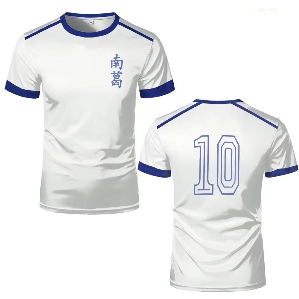 Capitaine graphique t-shirts été hommes Anime Football Club t-shirt 2024 équipe de Football haute qu