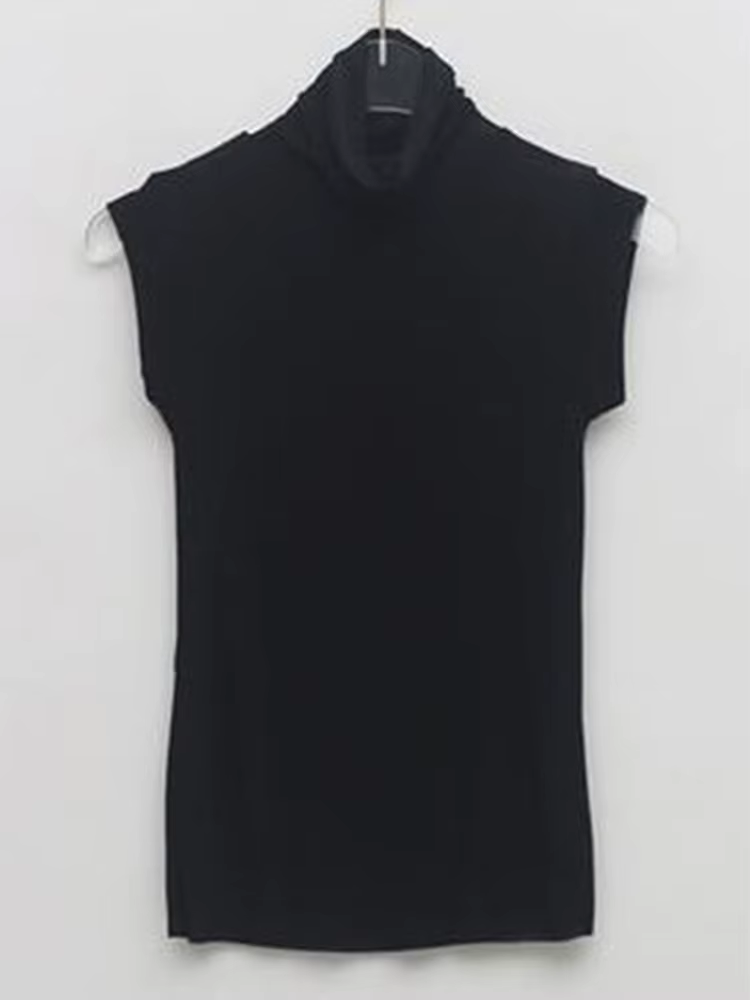AOSSVIAO Débardeur uni à col rond pour femme, Camisole d'été basique élastique et ajustée, Débardeur