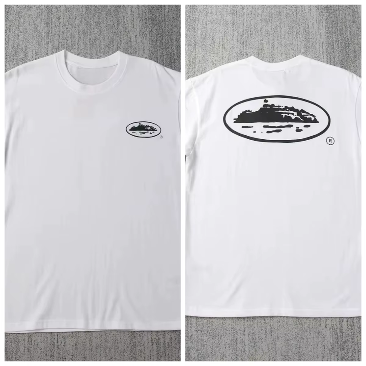 Nouveau T-shirt d'été 2026 à manches courtes imprimé bateau, col rond ample, respirant, demi-manches