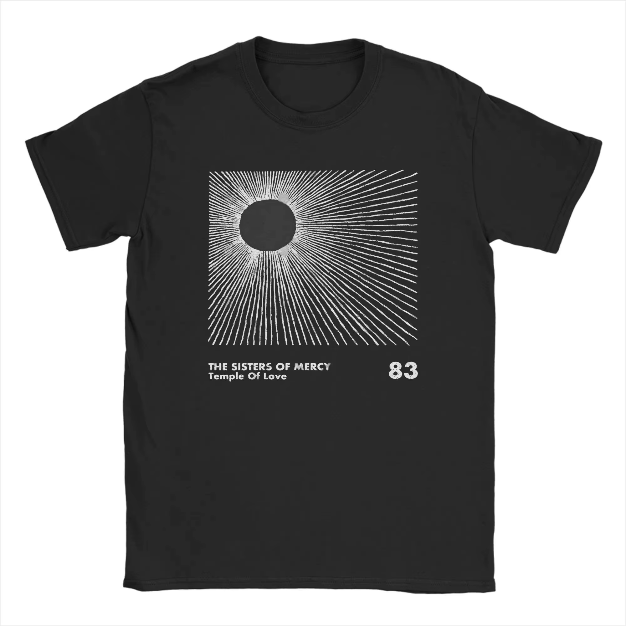 T-shirt d'été 2026 The Sisters of Mercy Band Hipster en coton pour homme – Design esthétique, manche