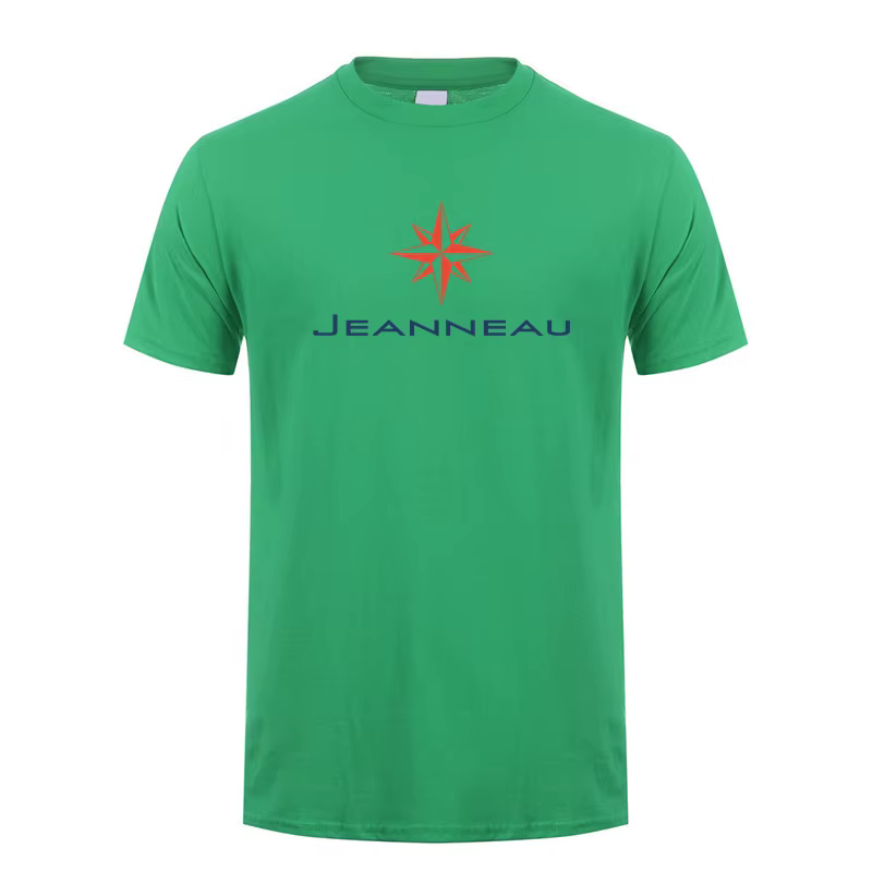 Jeanneau t-shirt été hommes coton à manches courtes T-shirts Jeanneau homme hauts t-shirt LH-390