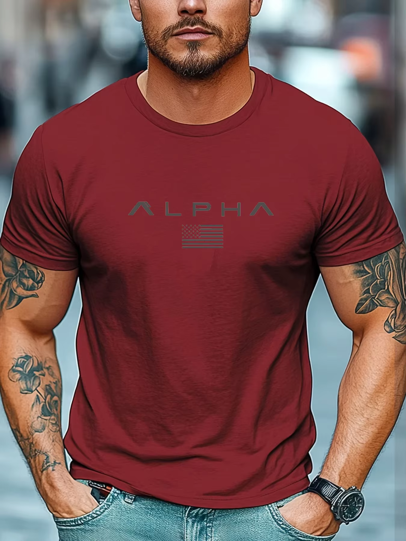 T-shirt de sport décontracté pour homme, col rond, manches courtes, coupe ample, séchage rapide, idé