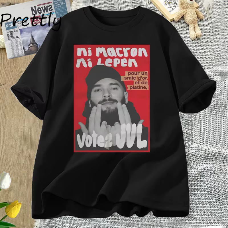 JUL T-shirt rappeur Hip Hop coton à manches courtes T-shirt décontracté col rond femme homme T-shirt