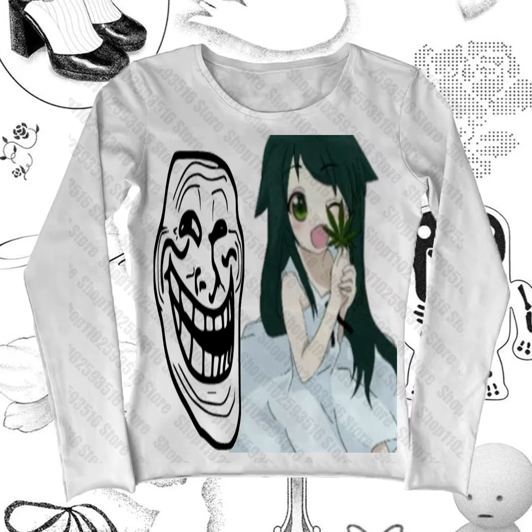 Harajuku femmes haut Y2k hauts femme vêtements Trashy Y2k 2000s Grunge vêtements pour femmes graphiq