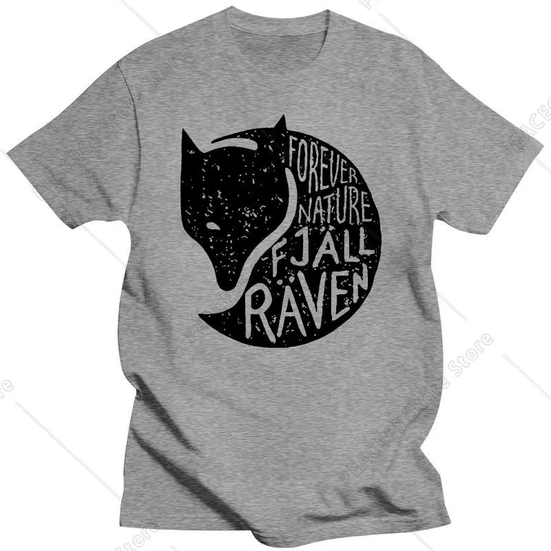 T-shirt à manches courtes pour hommes et femmes, Animal Fox Ven, Forever Nature Tshirt, Marque de mo