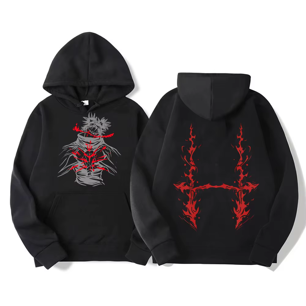 Vintage Jujutsu Kaisen CHOSO sweat à capuche pour femme hommes Anime sweats hiver chaud Harajuku rue