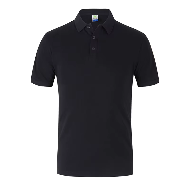 Polo à manches courtes et col en pur coton, 220g, avec Logo imprimé, personnalisation de vêtements d