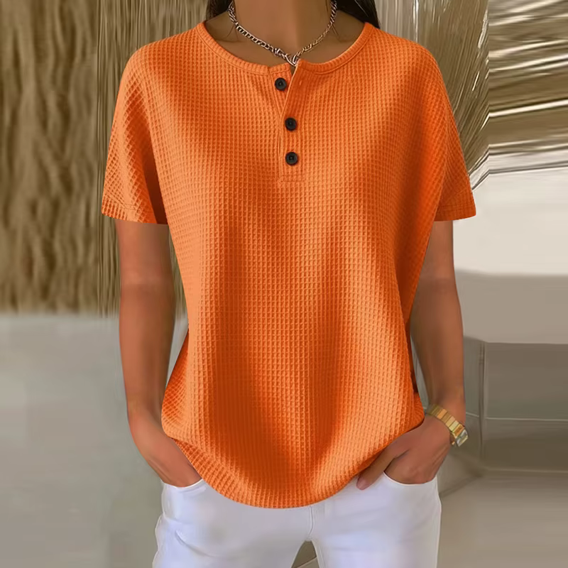 Mode femmes à manches courtes T-shirt femmes été nouveau T-shirt ample hauts femme décontracté tout