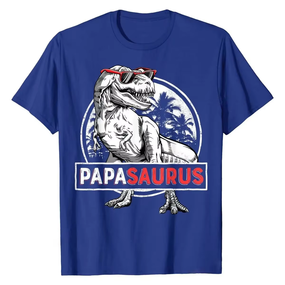 PAPASAURUS t-shirt PAPASAURUS T rex Papa Saurus dinosaure hommes papa papa classique coton haut pour