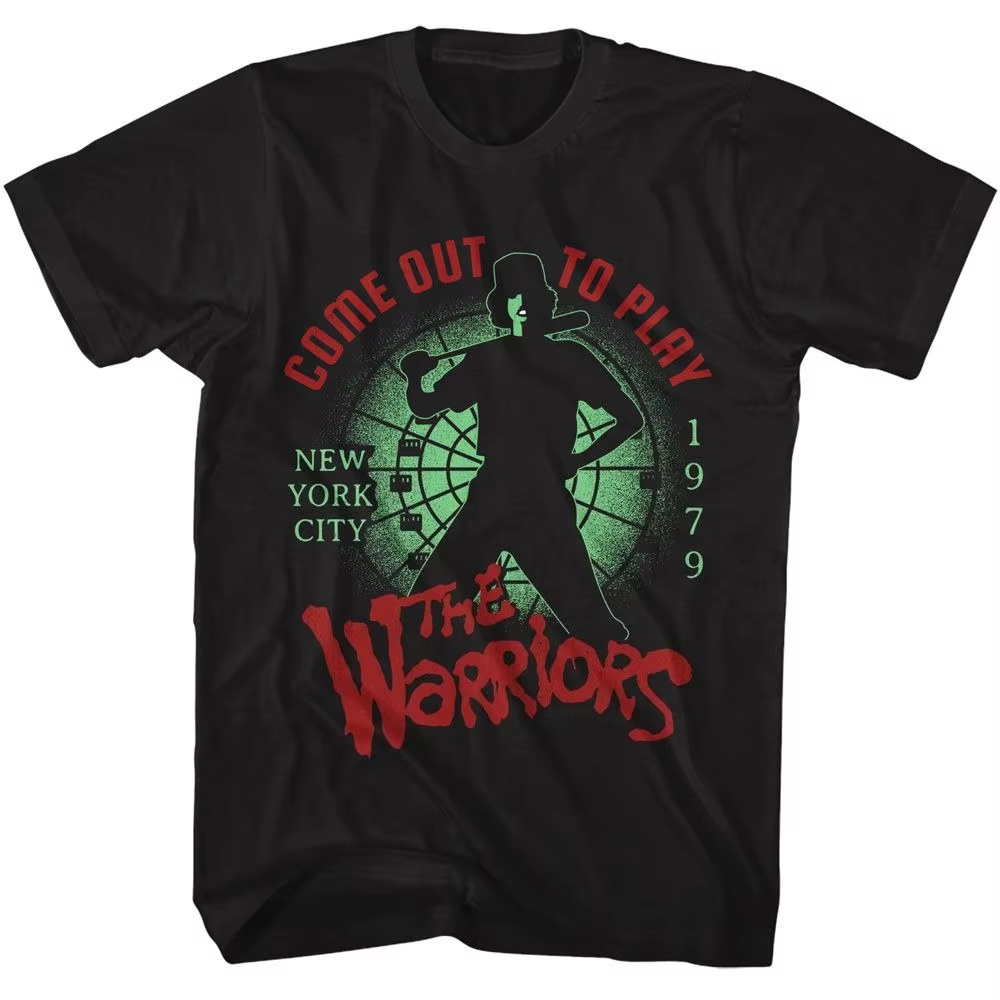 T-shirt graphique The Warriors Come Out To Play 1979 NYC, rétro, film culte des années 70, Streetwea