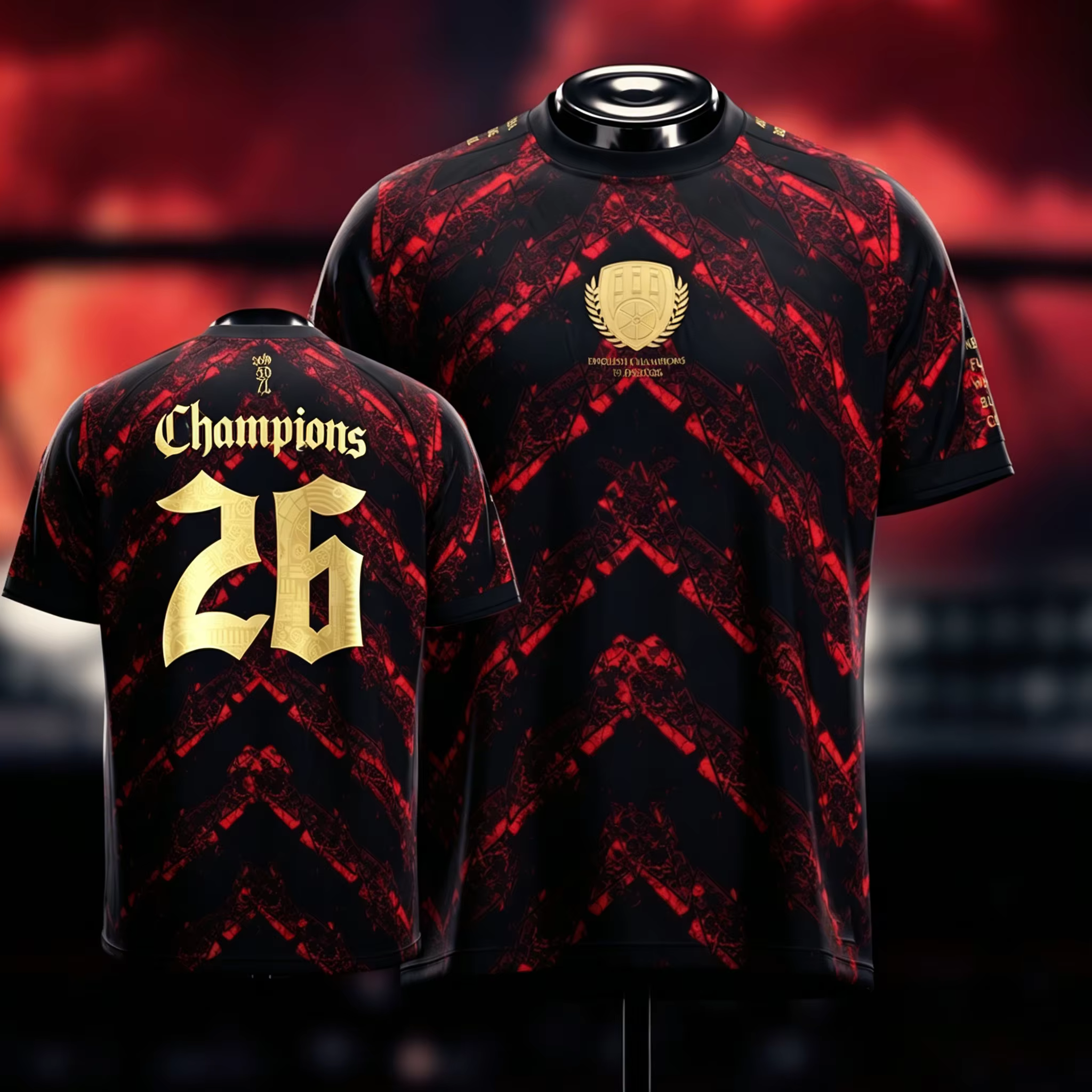 Maillot des champions anglais AFC 2026, T-shirt de football des Gunners, vêtements d'été pour hommes