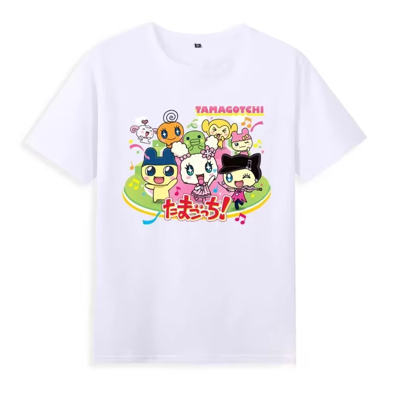 Japon Tamagotchi T-shirt femme t-shirts hauts modèle femmes Kawaii dessin animé Harajuku Kawaii déco