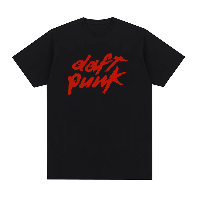 T-shirt unisexe en coton Daft Punk pour hommes et femmes, accès aléatoire, nouveaux souvenirs, volat
