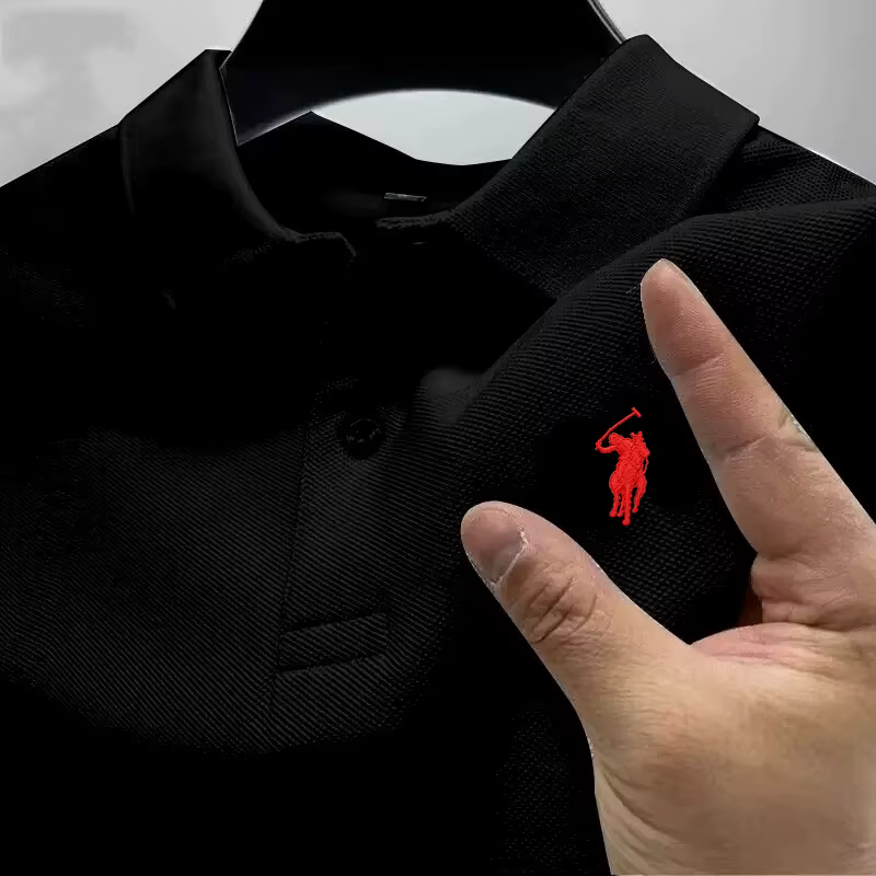 Polo à manches courtes pour homme 2026, logo brodé de haute qualité, mode estivale, décontracté, con