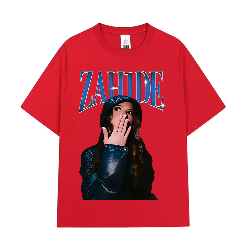 Zahide Merch T-shirt graphique hommes femmes vêtements mode haute qualité T-shirts coton surdimensio