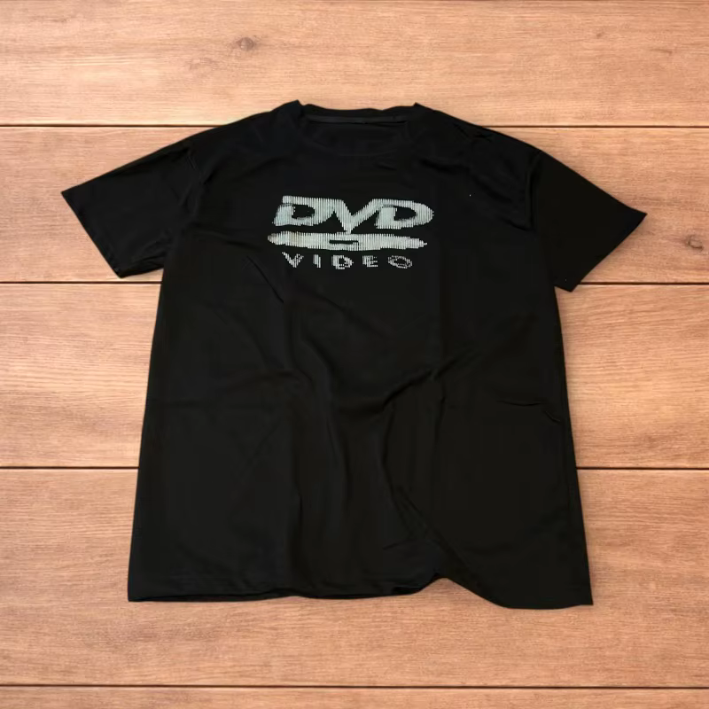 T-shirt Vintage Style DVD pour l'été, Nouveauté pour les Couples, Haut Décontracté et Tendance Style