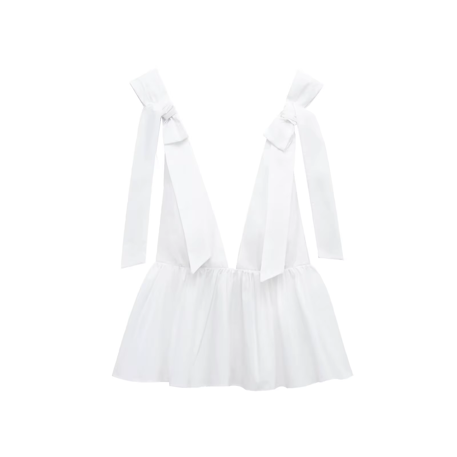 HH femme Sexy sans manches dos nu col en v profond mince élégant hauts 2025 été nouveau femmes blanc