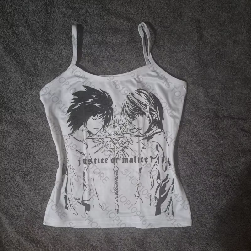 Crop tops gothiques grunge vintage pour femmes, hauts graphiques Kawaii, gilets rétro adorables, sty