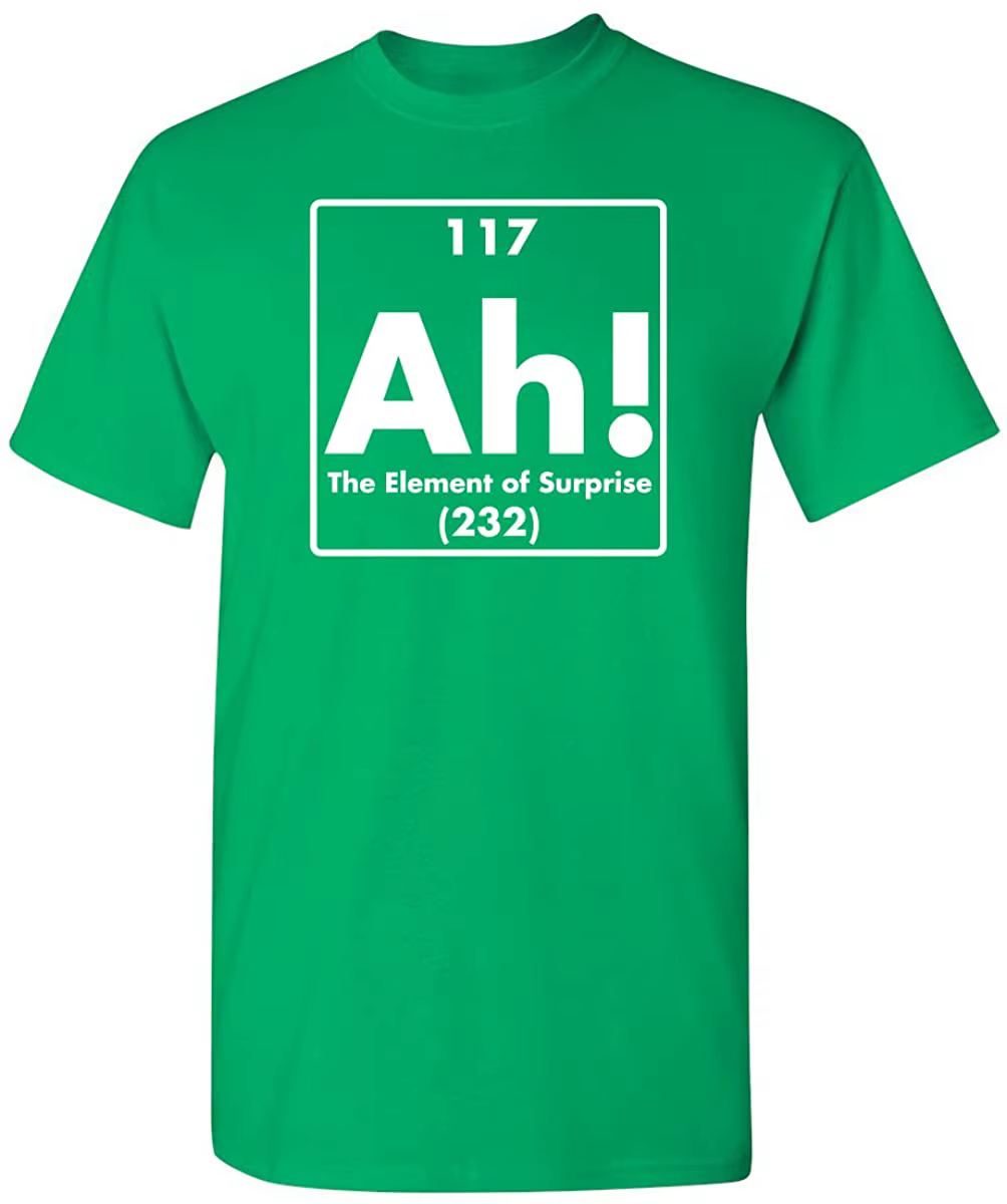 Ah! T-shirt humoristique The 152 of Surprise Science pour homme, cadeau d'anniversaire