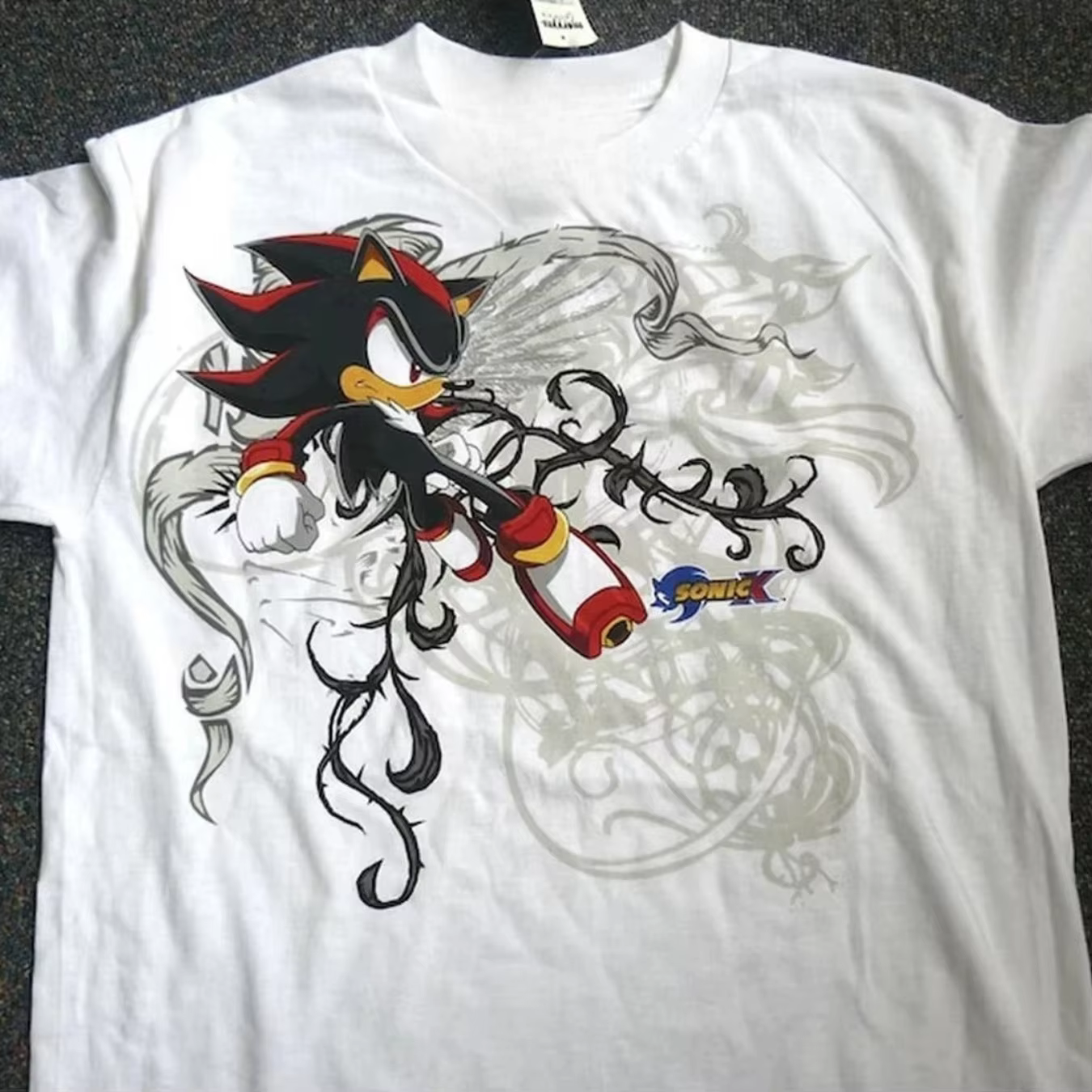 T-shirt à imprimé floral, doux, respirant, décontracté, confortable, unisexe, style anime, imprimé g