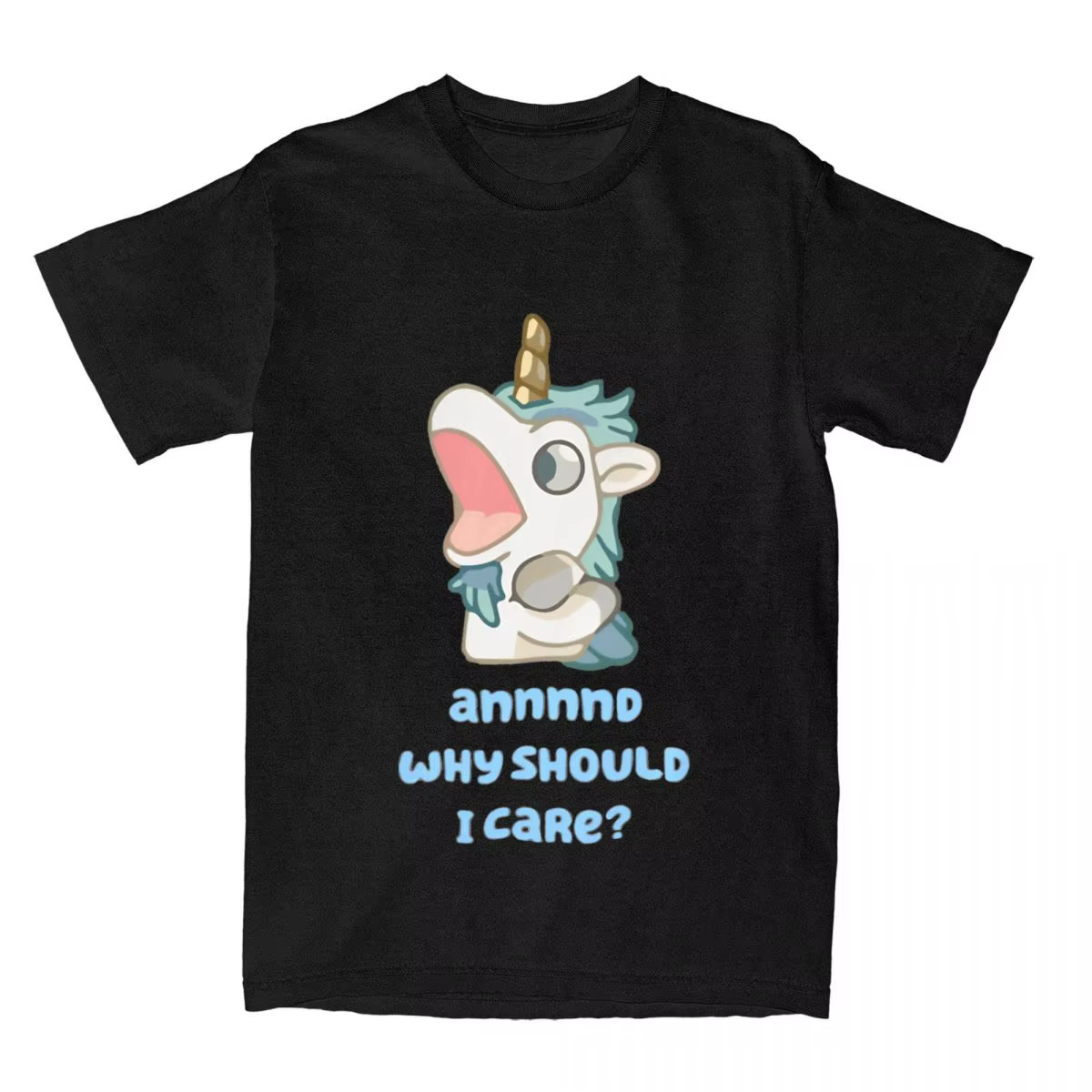 T-shirt à Manches Courtes pour Homme, 100% Coton, Dessin Animé, Humoristique, Blueys, pour Couple, É