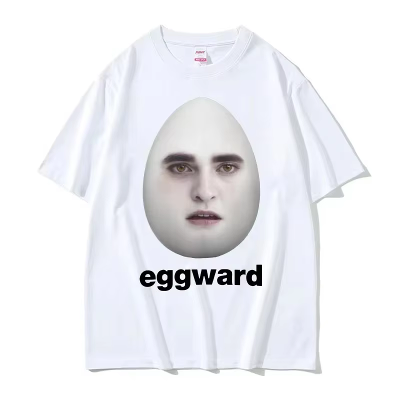 Chaud crépuscule oeuf drôle Meme t-shirt Edward Cullen parodie Humor t-shirt hommes femmes décontrac