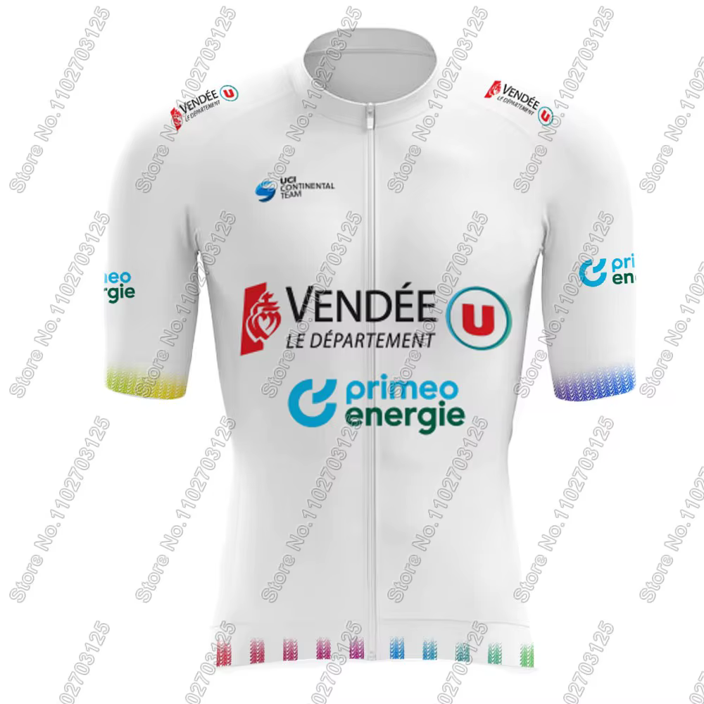 Maillot de cyclisme de l'équipe française 2025, ensemble de vêtements de vélo d'été, chemises de vél