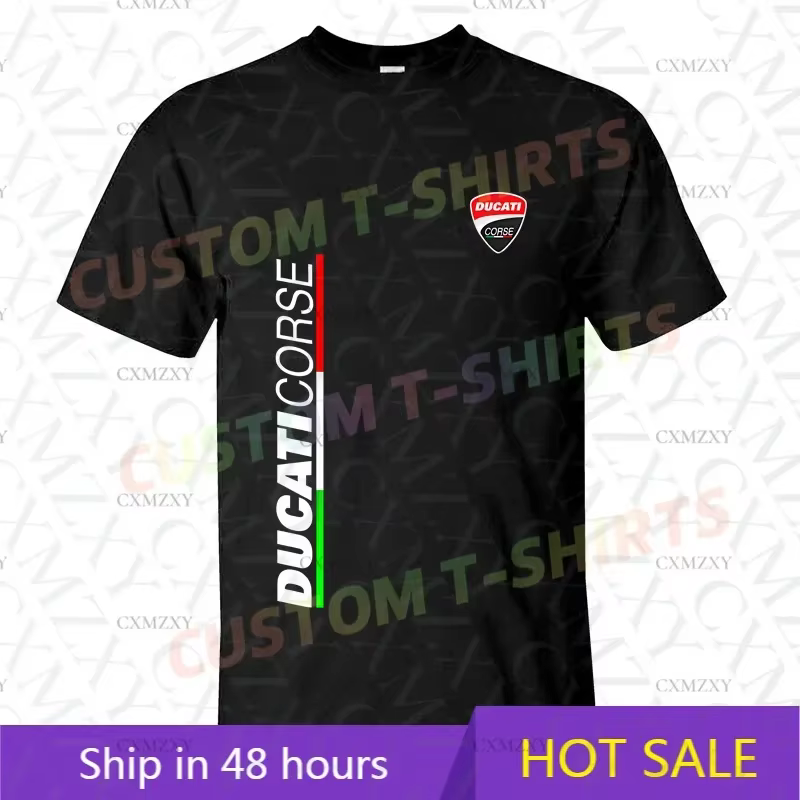 T-shirt décontracté pour hommes, nouveau, édition limitée, classique, rétro, Logo Ducatis Corse, gra