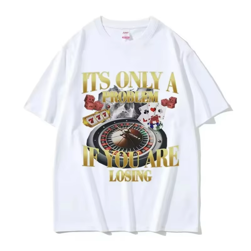 Les gagnants ne arrêtent jamais drôle jeu Meme T-shirt hommes Vintage haute qualité mode femmes T-sh