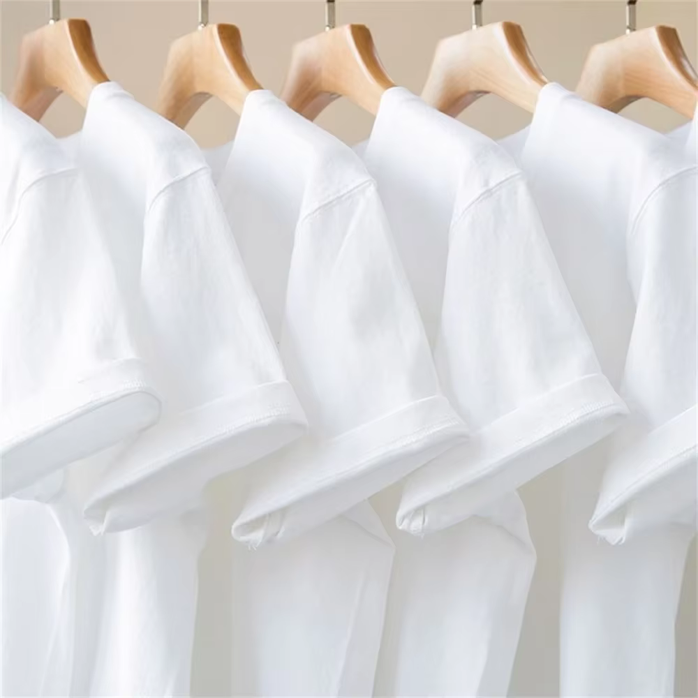 T-shirt d'été pour homme Ko Cheng en coton 100 % avec imprimé film, coupe ample à manches courtes, i