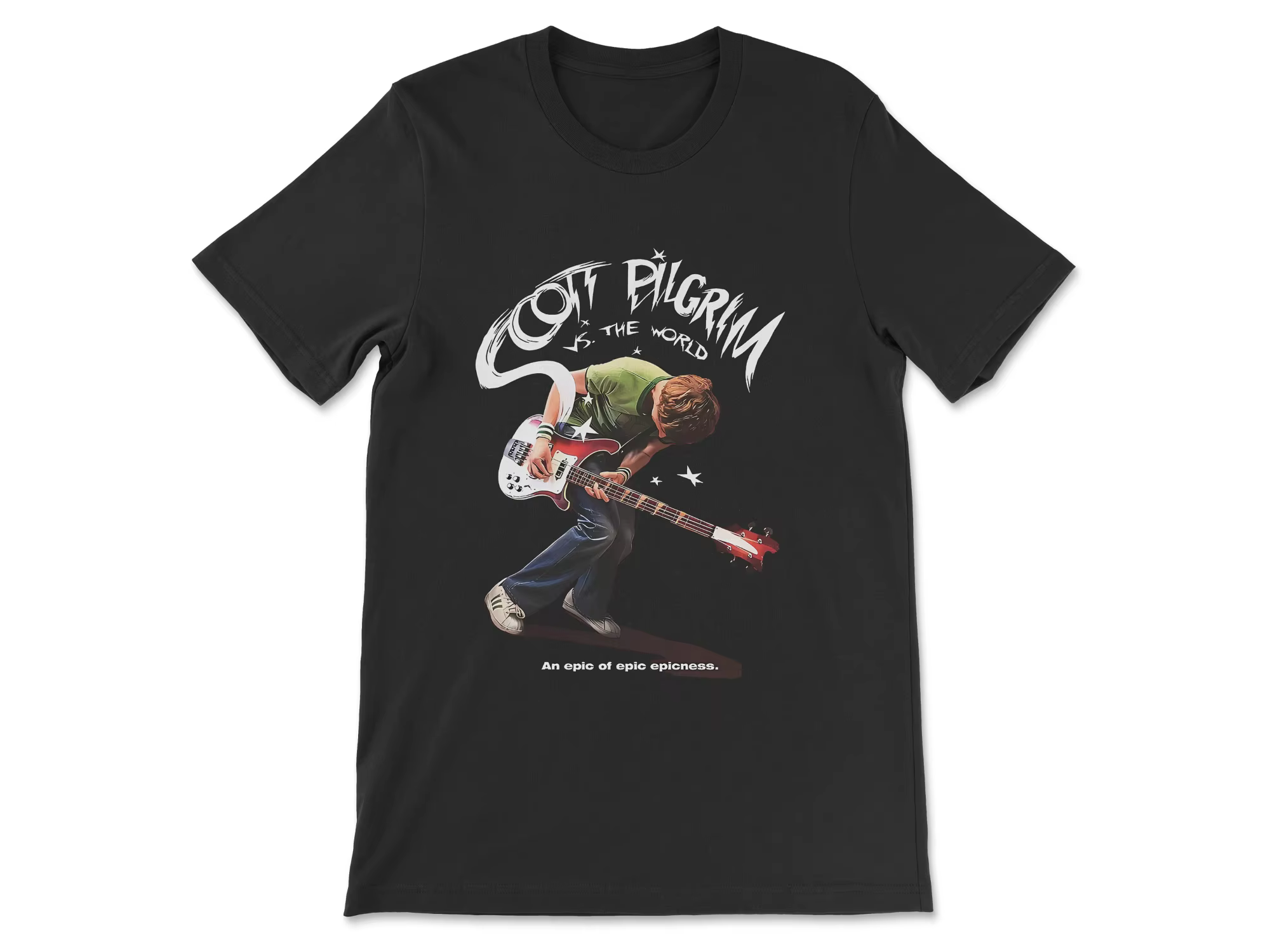 Scott Pilgrim contre. T-shirt imprimé The World Movie pour femmes, tendance mode printemps/été, haut